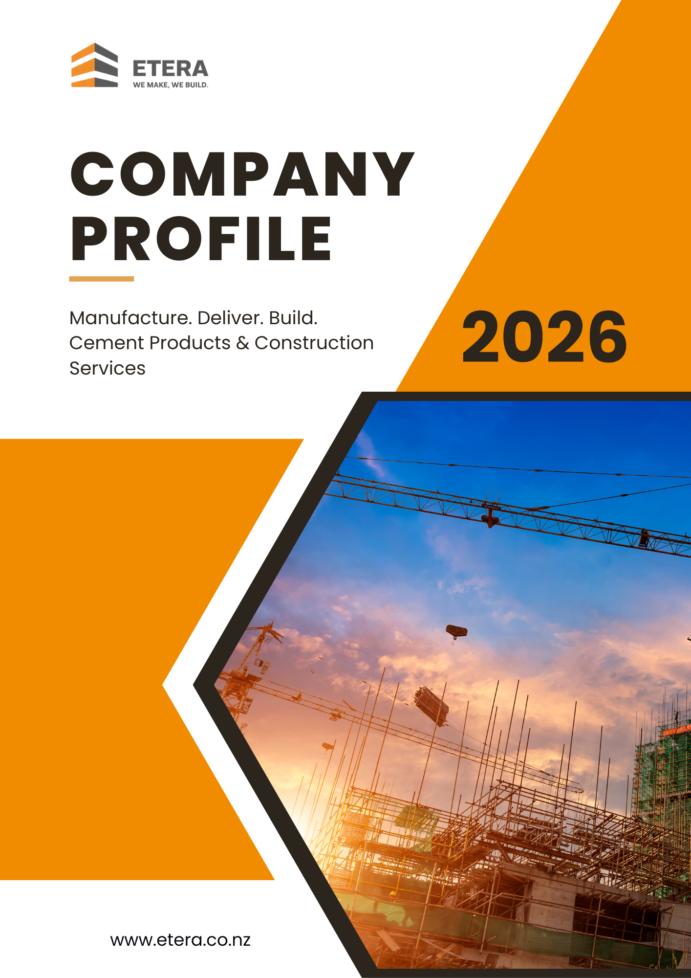 etera-company-profile-manufacturing-supply-nz ETERA company profile highlighting manufacturing capability and supply solutions for the New Zealand construction industry